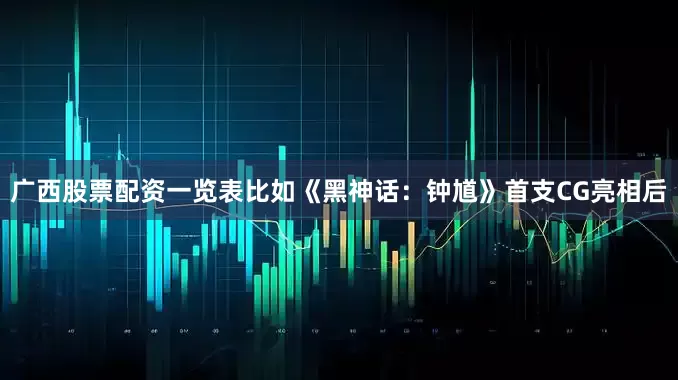 广西股票配资一览表比如《黑神话：钟馗》首支CG亮相后